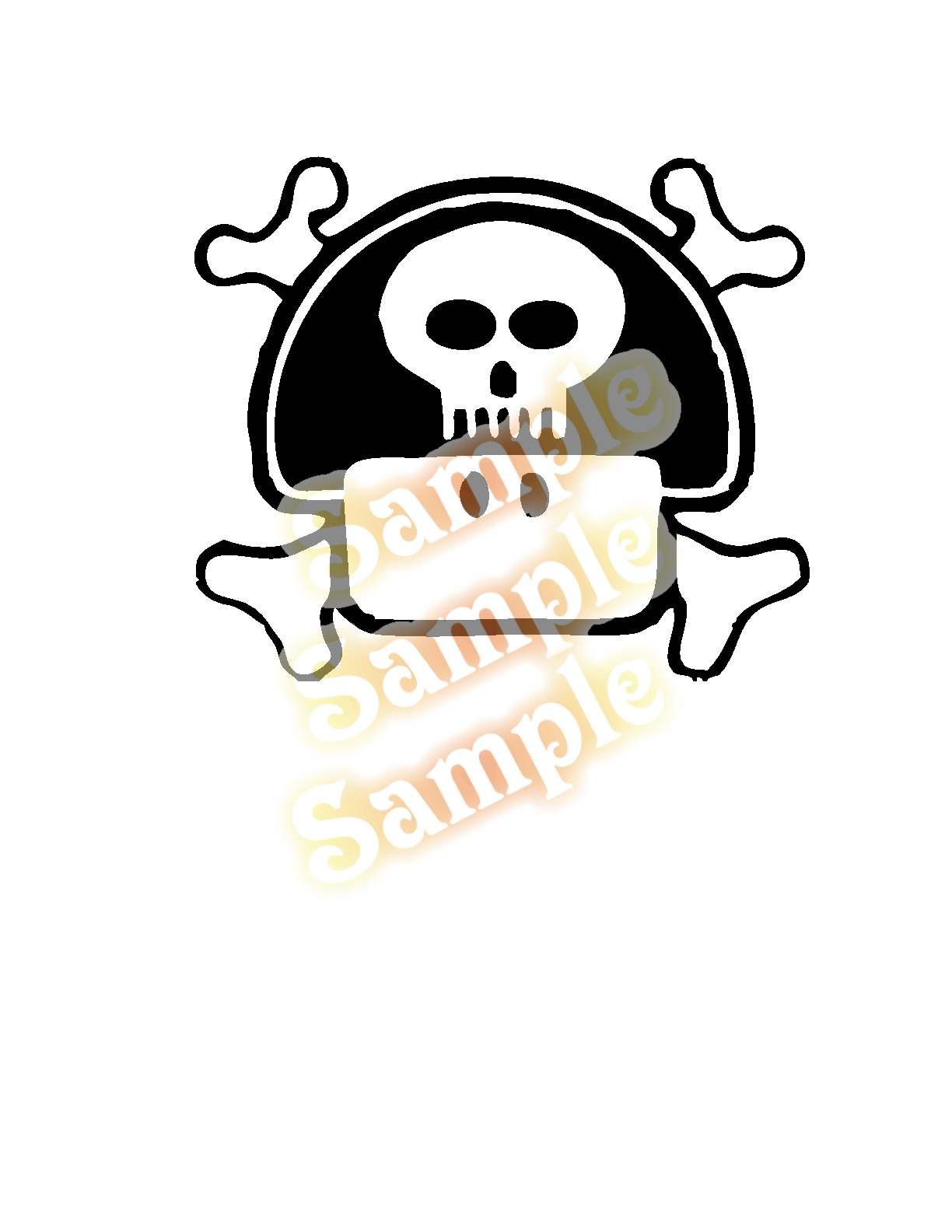 Image of Mushroom Skull Decal