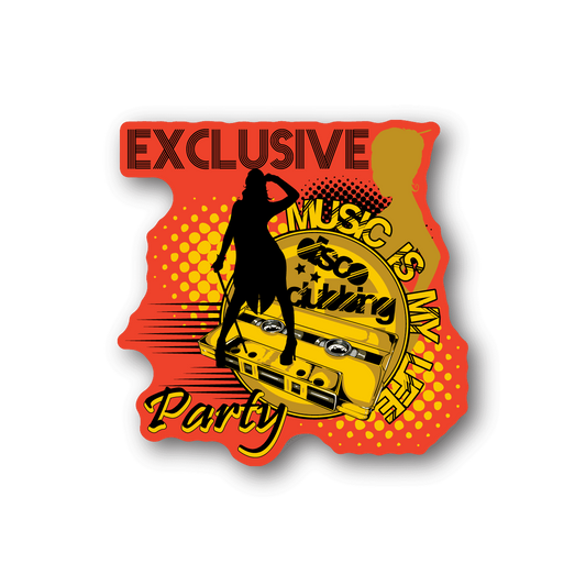 Image of Music is my Life Sticker