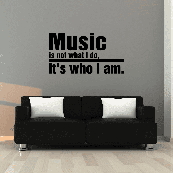 Image of Musical Quote Decals