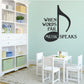 Image of Musical Quote Decals