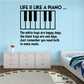 Image of Musical Quote Decals