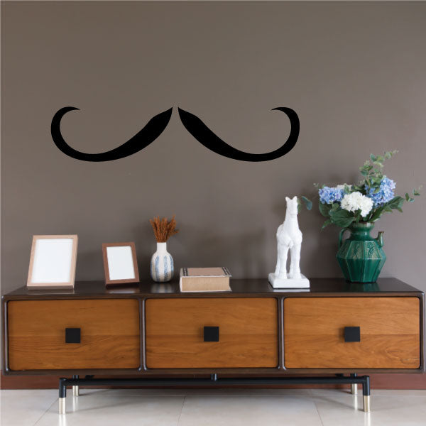 Image of Mustache Decals