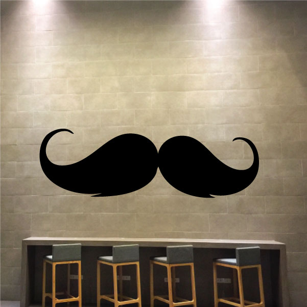 Image of Mustache Decals