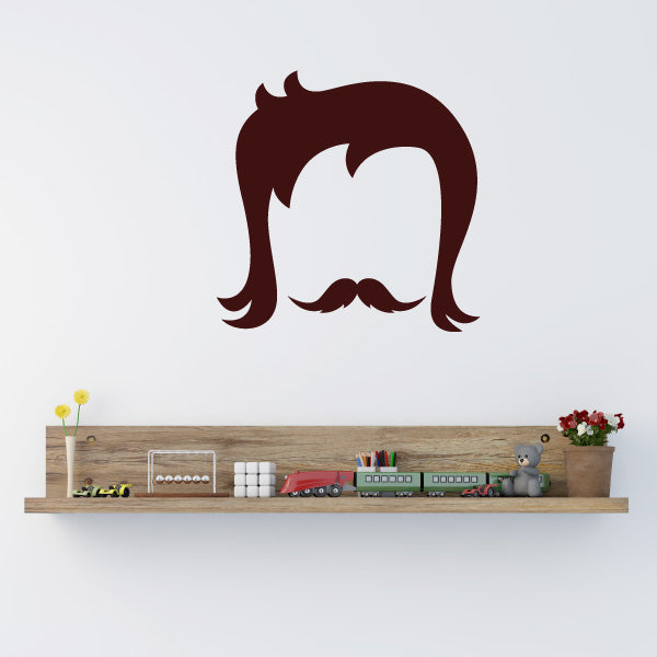 Image of Mustache Decals