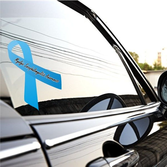 Image of Myalgic Encephalomyelitis Awareness Ribbon Vinyl Sticker