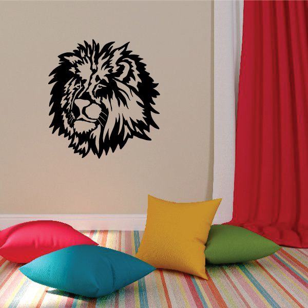 Image of Mysterious Lion Head Decal