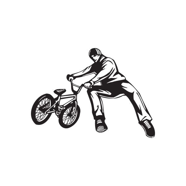 Image of Nac Nac BMX Rider Decal