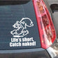 Image of Naked Calvin - Life is Short Man Decals