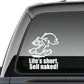 Image of Naked Calvin - Life is Short Man Decals