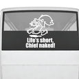 Image of Naked Calvin - Life is Short Man Decals