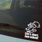 Image of Naked Calvin - Life is Short Man Decals