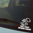 Image of Naked Calvin - Life is Short Man Decals