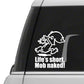 Image of Naked Calvin - Life is Short Man Decals