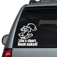 Image of Naked Calvin - Life is Short Man Decals