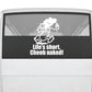 Image of Naked Calvin - Life is Short Mom Decals