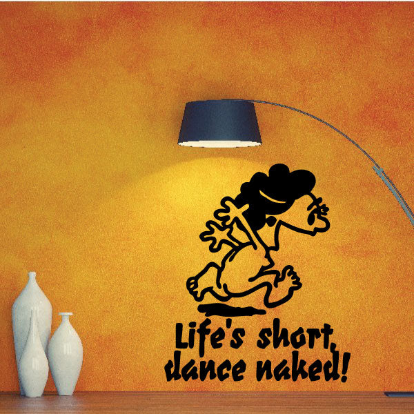 Image of Naked Calvin - Life is Short Mom Decals