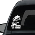 Image of Naked Calvin - Life is Short Mom Decals