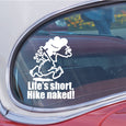 Image of Naked Calvin - Life is Short Mom Decals