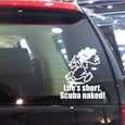 Image of Naked Calvin - Life is Short Mom Decals