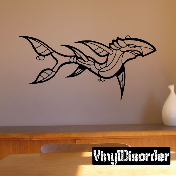 Image of Native Alaskan Style Shark Decall