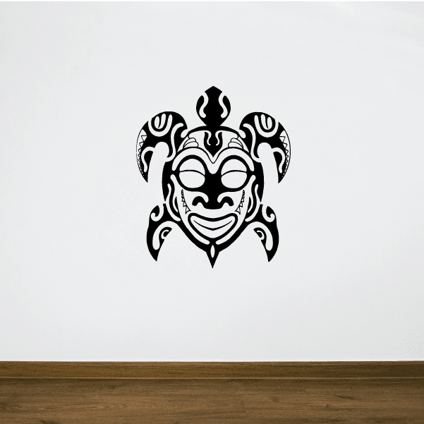 Image of Native Indian Style Sea Turtle Decal