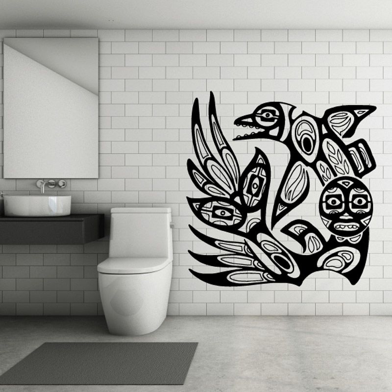 Image of Native Style Whale Decal