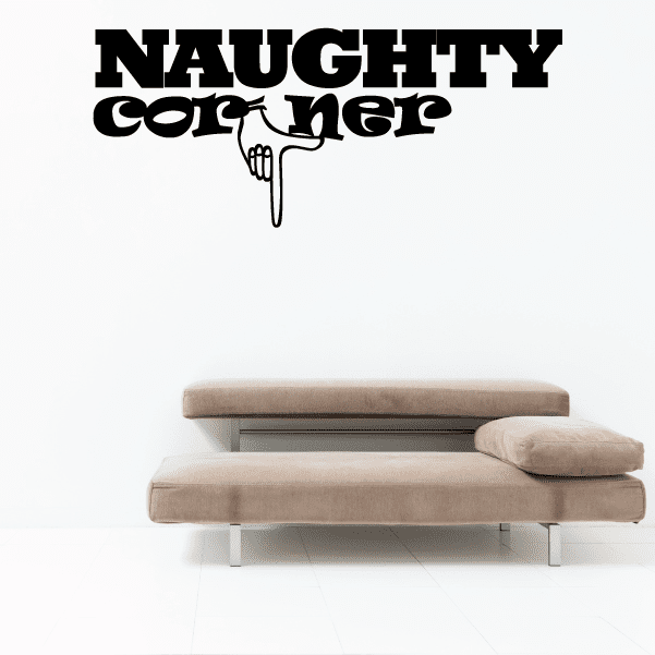 Image of Naughty Corner Wall Decal