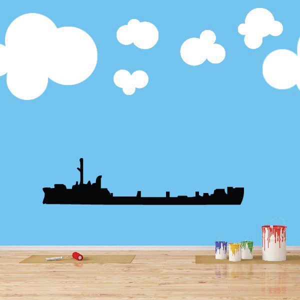 Image of Naval Fleet Oiler Ship Decal