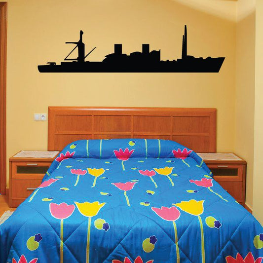 Image of Navy Cargo Transport Ship Decal