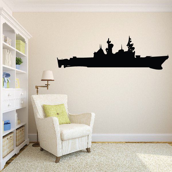 Image of Navy Cruiser Ship Decal