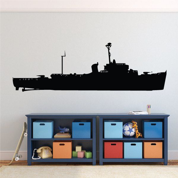 Image of Navy Destroyer Ship Decal