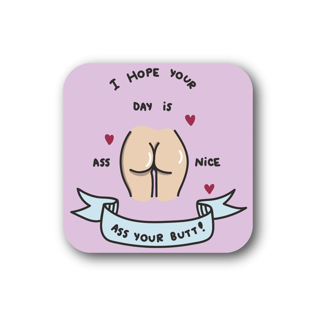 Image of Nice Butt Sticker