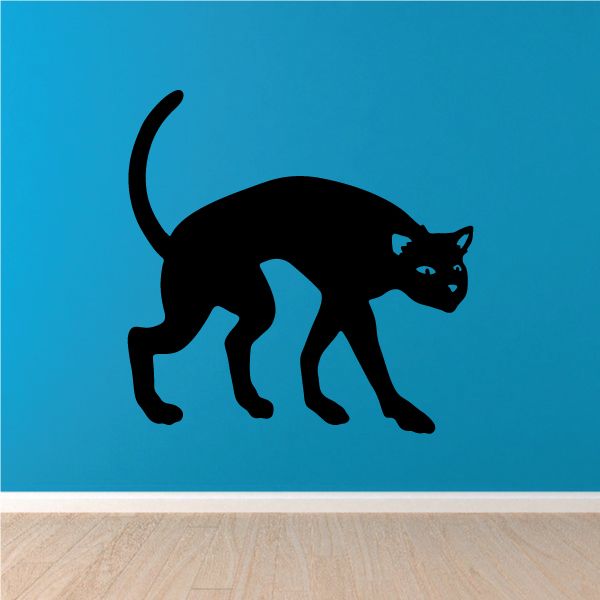 Image of Night Prowl Cat Decal