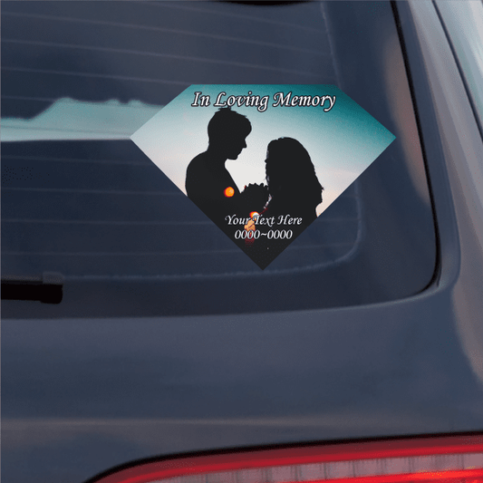 Image of Nighttime Couple In Loving Memory Custom Sticker