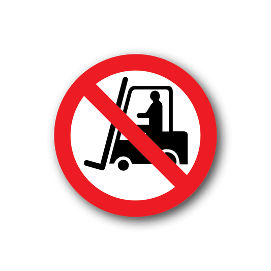 Image of No Fork Lifts Sticker