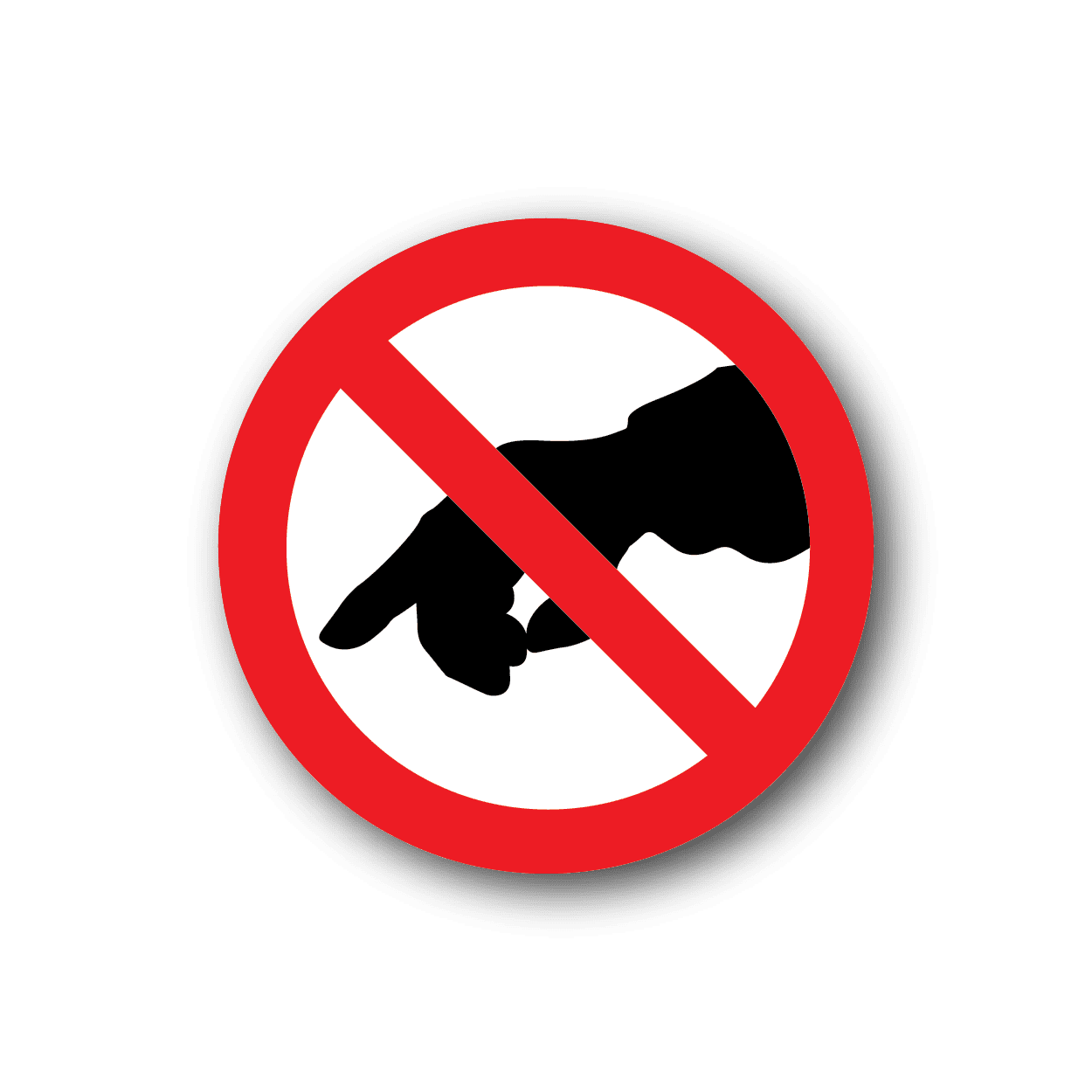 Image of No Pointing Sticker