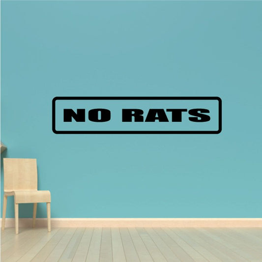 Image of No Rats Decal