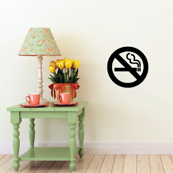 Image of No Smoking Symbol Decal