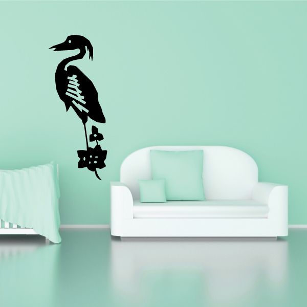 Image of Noble Heron Decal