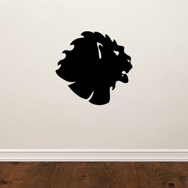 Image of Noble Lion Head Decal