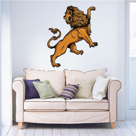 Image of Noble Medieval Lion Sticker