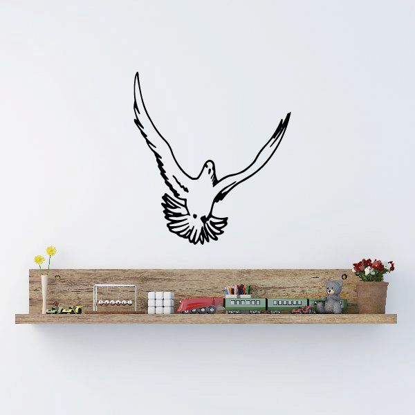 Image of Noble Swooping Pigeon Decal