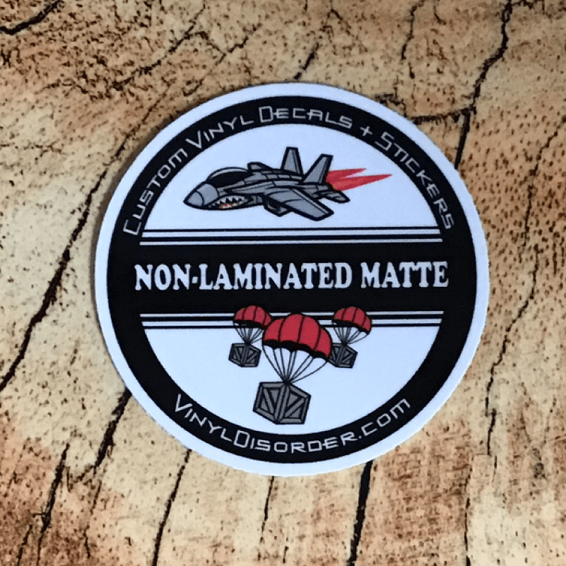 Image of Non-Laminated Matte Sticker Vinyl