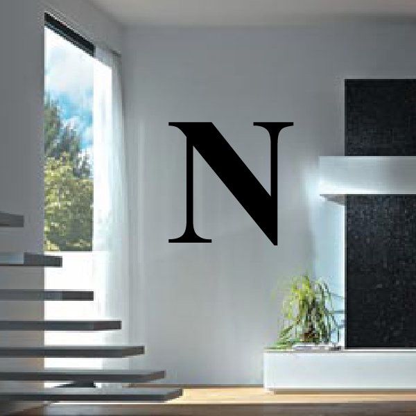 Image of Nu Greek Letter Decal