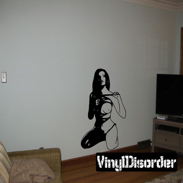 Image of Nude Woman in Rope Decal