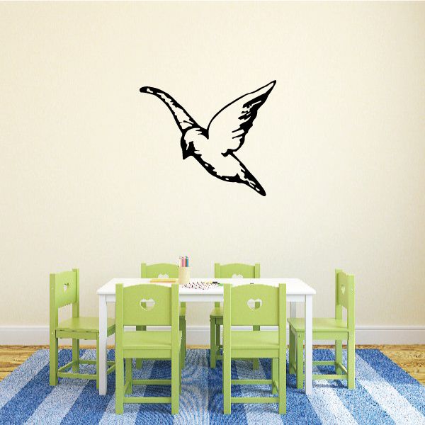 Image of Observing in Flight Dove Decal