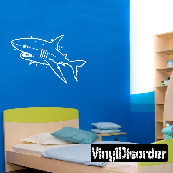 Image of Ocean Chomper Shark Decal