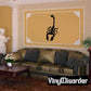Black stylized scorpion decal