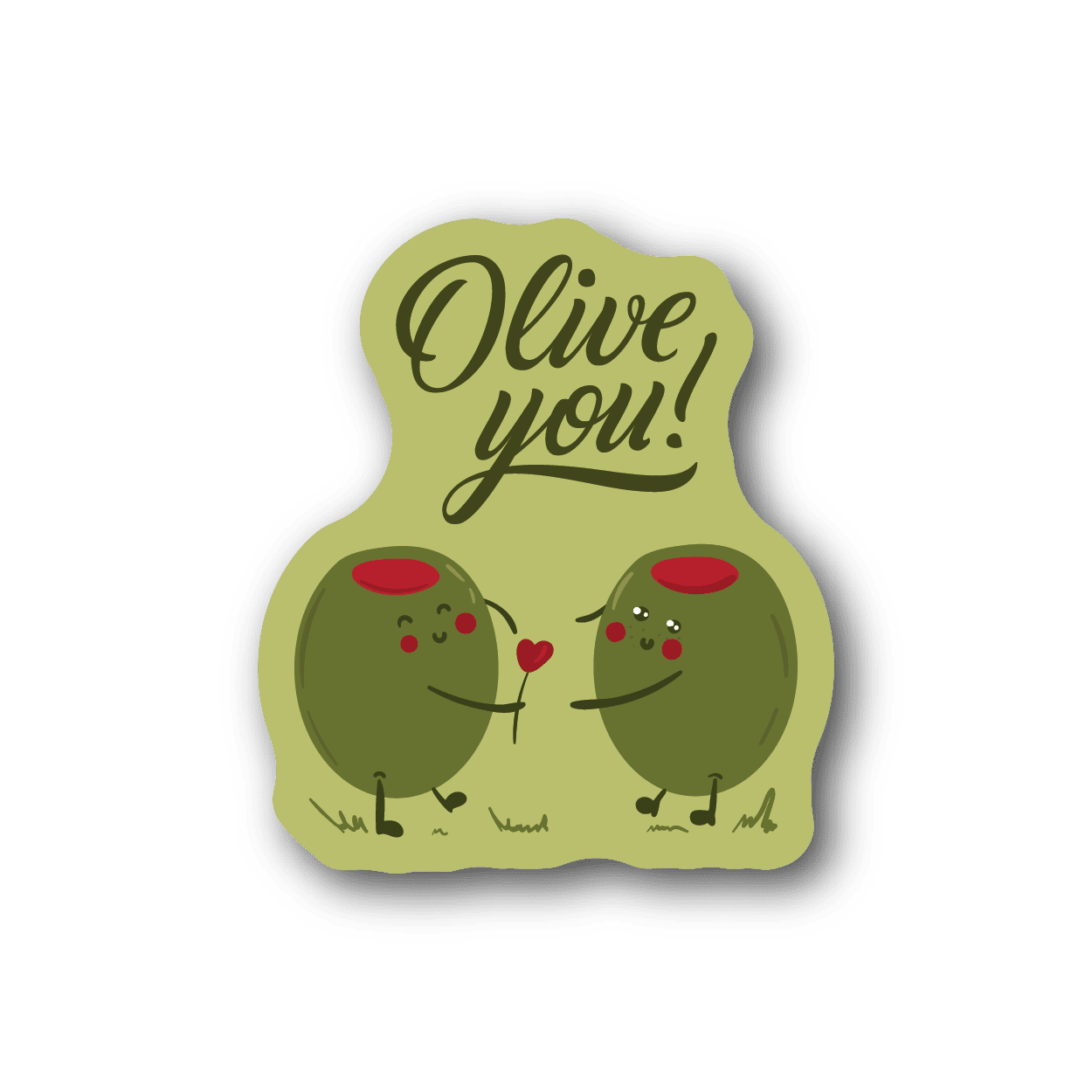 Image of Olive You Sticker