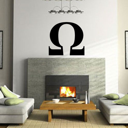 Image of Omega Greek Letter Decal